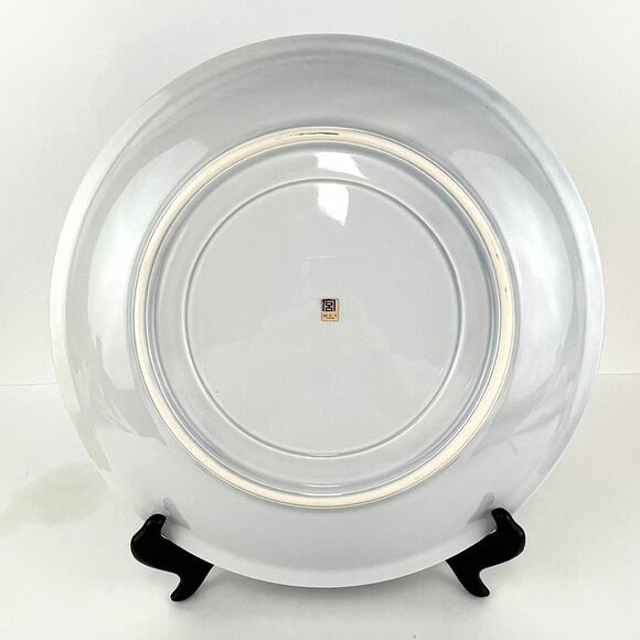 Blue and White Arita Ware Mt Fuji Round Platter - Picture 4 of 6